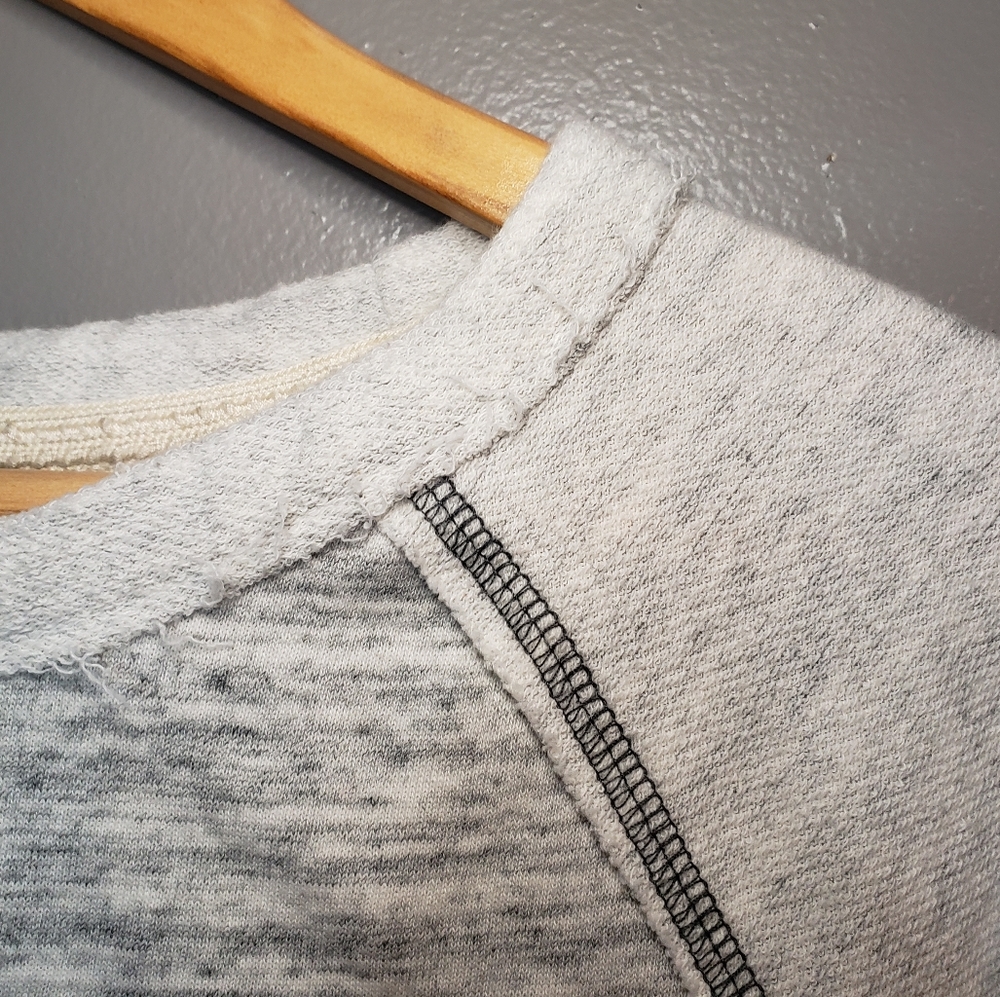 NHL Boston Bruins Raw Edge Raglan Sweatshirt - Picture 6 of 11